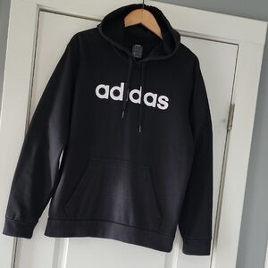 Adidas Men's Black Hoodie Sweatshirt!